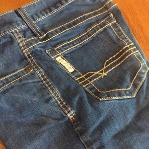 Cinch Ian cut dark jeans. No rips stains or holes!